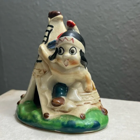 1950s ceramic indian incense burner - Picture 2 of 5